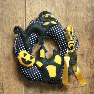 Halloween ajtódísz