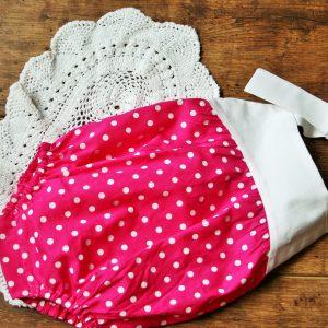 Boho body pink pöttyös