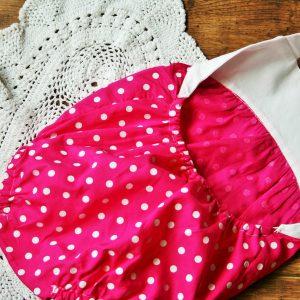 Boho body pink pöttyös