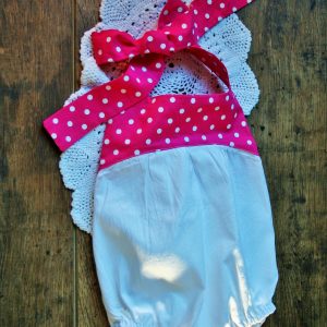 Boho body pink fehér