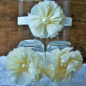 Fejdísz és szandál vajszín