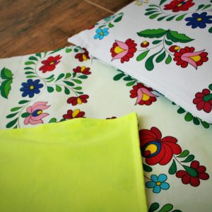 Nyári utazó szett kalocsai mintás