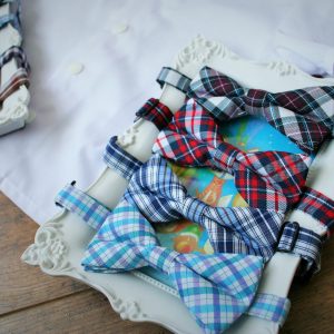 kockás csokornyakkendő