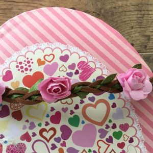 Apró rózsás hajkoszorú