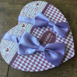 Apa fia csokornyakkendők lila