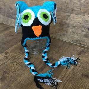 Baglyos sapka fekete