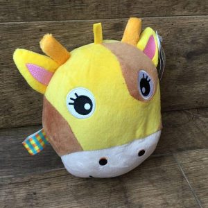 Állatos csörgős plüss játék