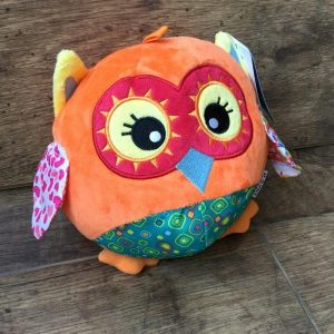 Állatos csörgős plüss játék