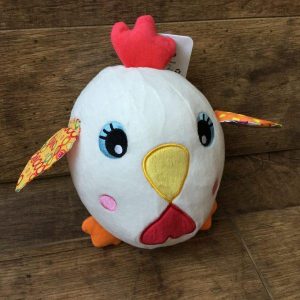 Állatos csörgős plüss játék