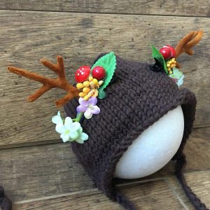 Őzikés sapka fotószett