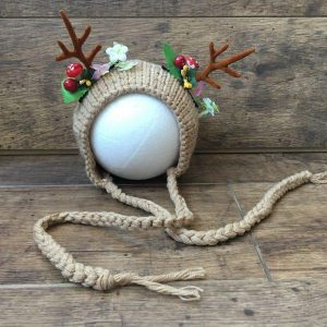 Őzikés sapka fotószett