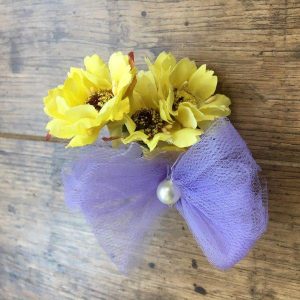 Tutu szoknya virág karkötővel sárga lila