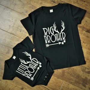 Fiú testvér pólók fekete