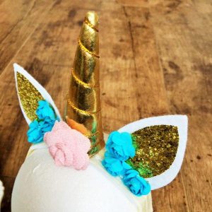 Unikornis fejpánt fotózáshoz