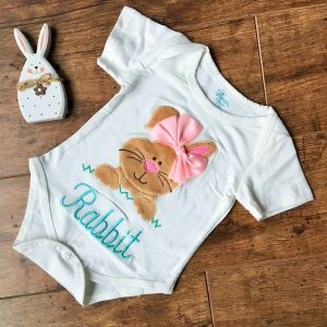 Nyuszis szett lábszárvédővel türkiz