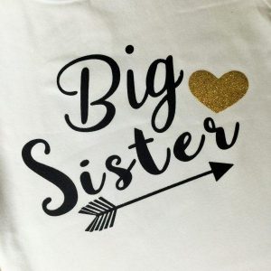 Big Sister Little Brother testvér pólók fehér