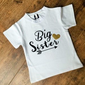 Big Sister Little Brother testvér pólók fehér