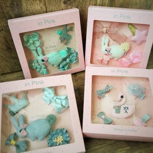 Hajcsat szett 5 darabos díszdobozban