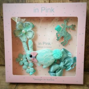 Hajcsat szett 5 darabos díszdobozban