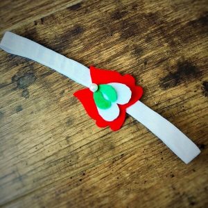 nemzeti színű fejpánt