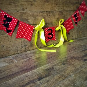 mickey születésnapi füzér