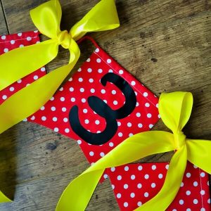 mickey születésnapi füzér