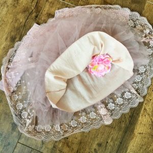 Johanna alkalmi kislány ruha mályva színű