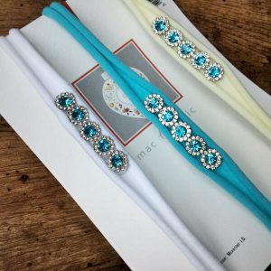 kristály fejpánt kék