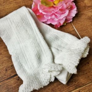 Leggings feher kotott