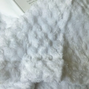 Fehér wellsoft babatakaró