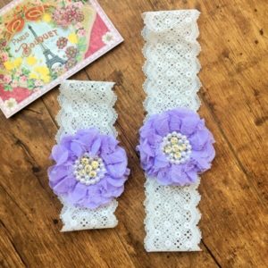 Any lánya csipkés virágos fejpánt