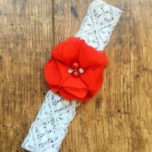 chiffon virágos fejpánt