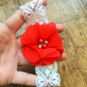 chiffon virágos fejpánt