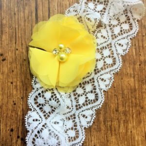 chiffon virágos fejpánt