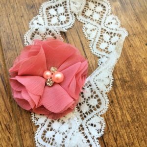 chiffon virágos fejpánt