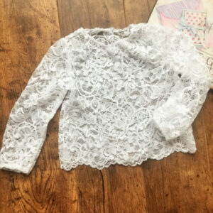 csipke blúz hófehér