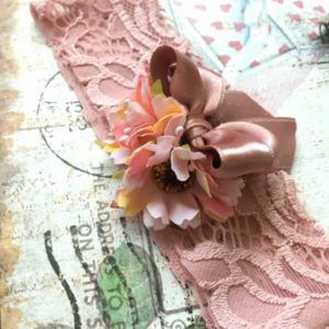 ujszülött csipke fotószett púder