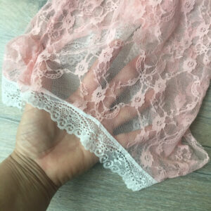 csipke body fejpánttal pasztell rózsaszín