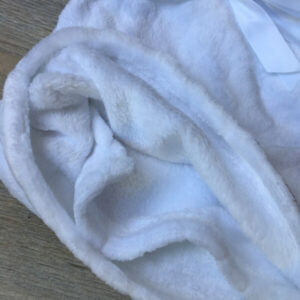 fehér jacquard wellsoft babatakaró