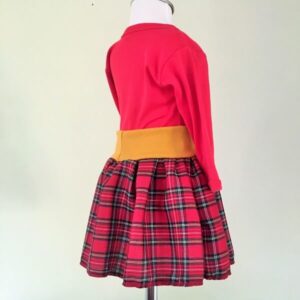 skót kockás szoknya