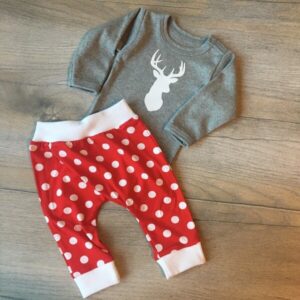 Szarvasos hosszú ujjú body