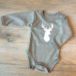 Szarvasos hosszú ujjú body