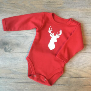 Szarvasos hosszú ujjú body