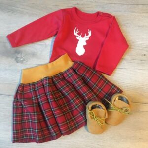 Szarvasos hosszú ujjú body