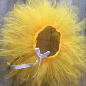 tütü szoknya napsárga