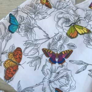 pillangós kötényruha fehér
