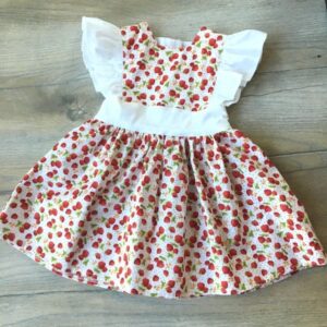 szamócás epres kötényruha