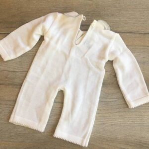 hosszú ujjú kötött rugdalózó