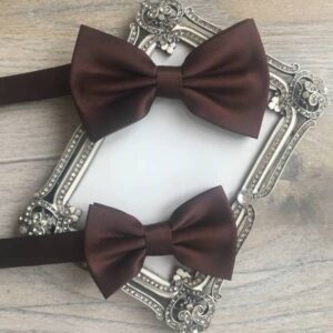 apa fia nyakkendő barna