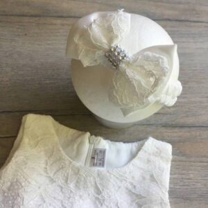 flóra alkalmi kislány ruha fejpánttal